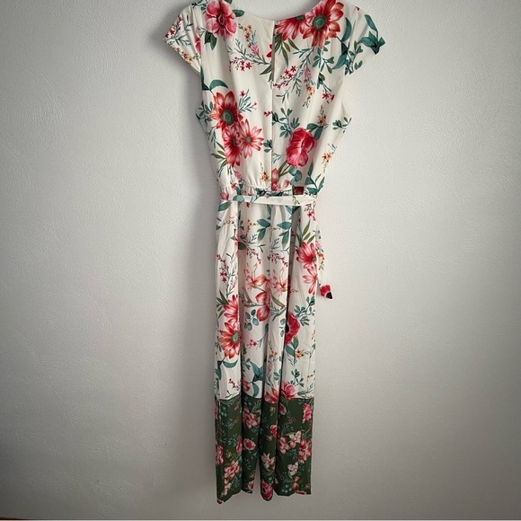 Rabbit Rabbit Rabbit collection floral jump suit size 10 pink green - Picture 9 of 13